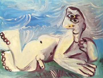 Homme nu sofá 1971 Cubismo Pinturas al óleo